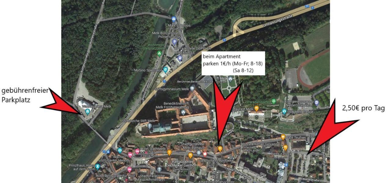 Schon Wohnen Beim Stift Melk Apartman Kültér fotó
